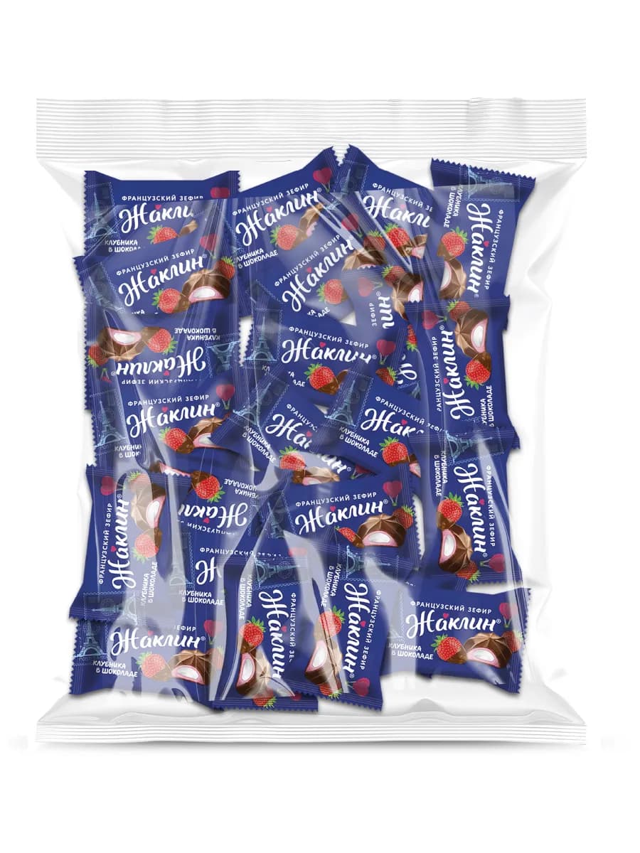 Конфеты "Жаклин со вкусом клубники в шоколаде", 1 кг