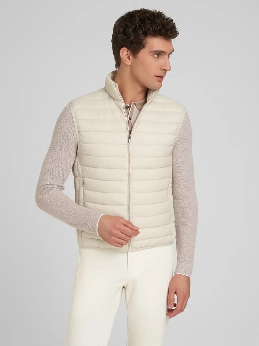 Жилет стеганый утепленный