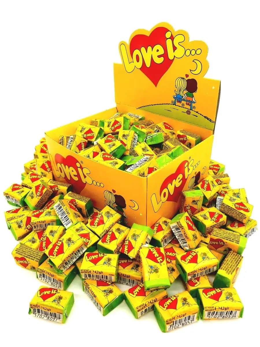 Жевательная резинка Кокос-Ананас Ловис 100 шт