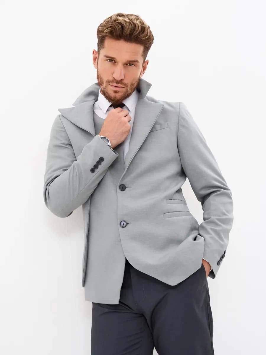 Пиджак повседневный стильный