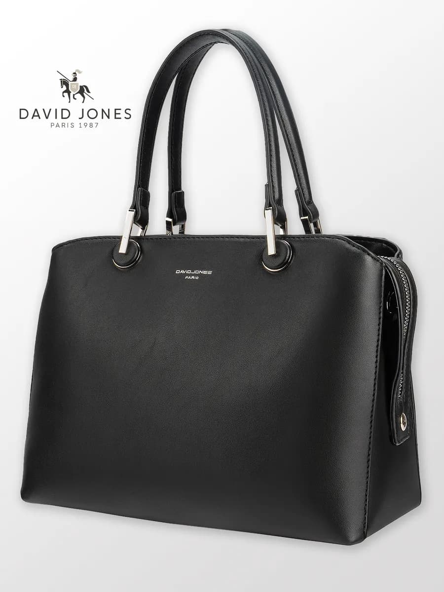 Сумка средняя черная через плечо а5