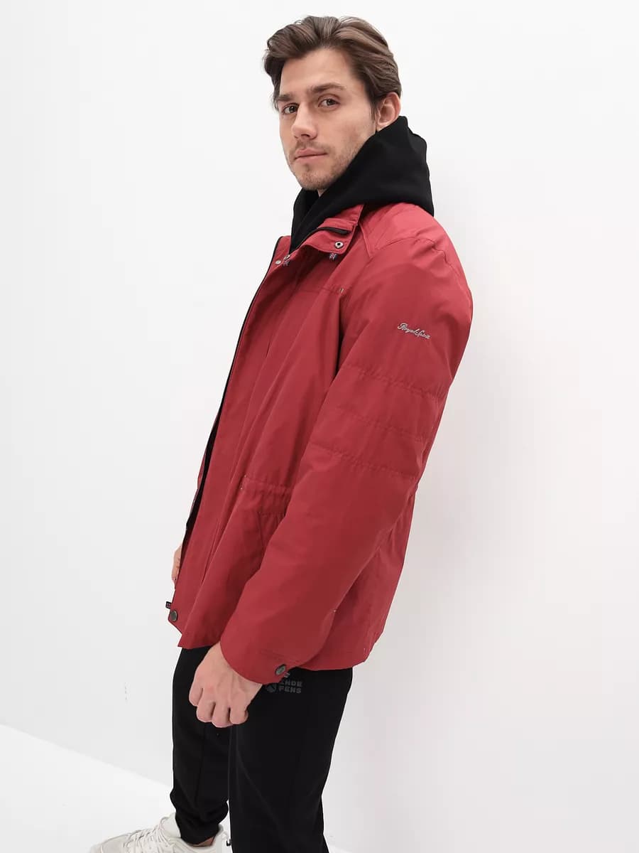 Ветровка весна-осень верхняя одежда куртка красная