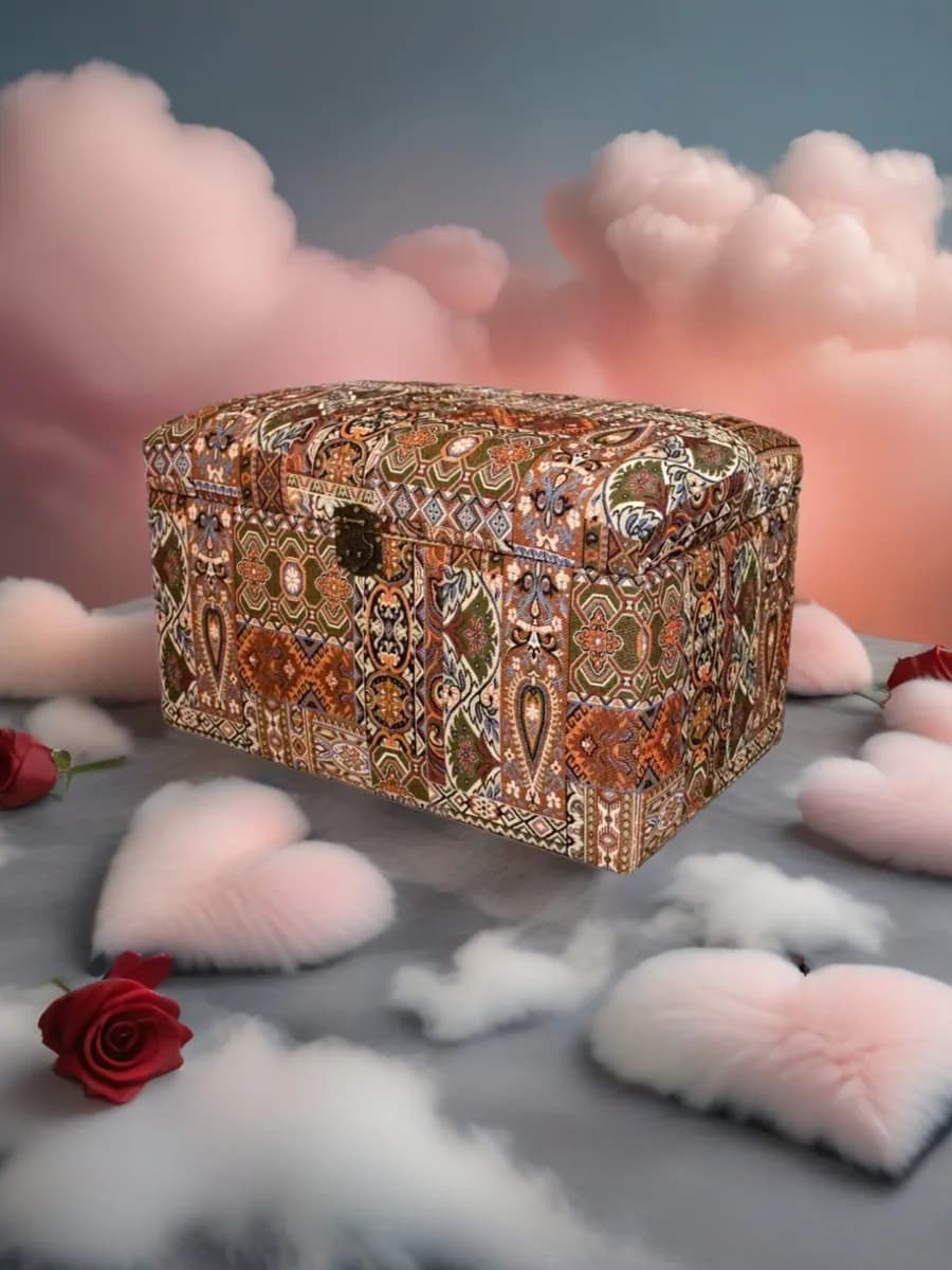 Пуфик для прихожей с ящиком