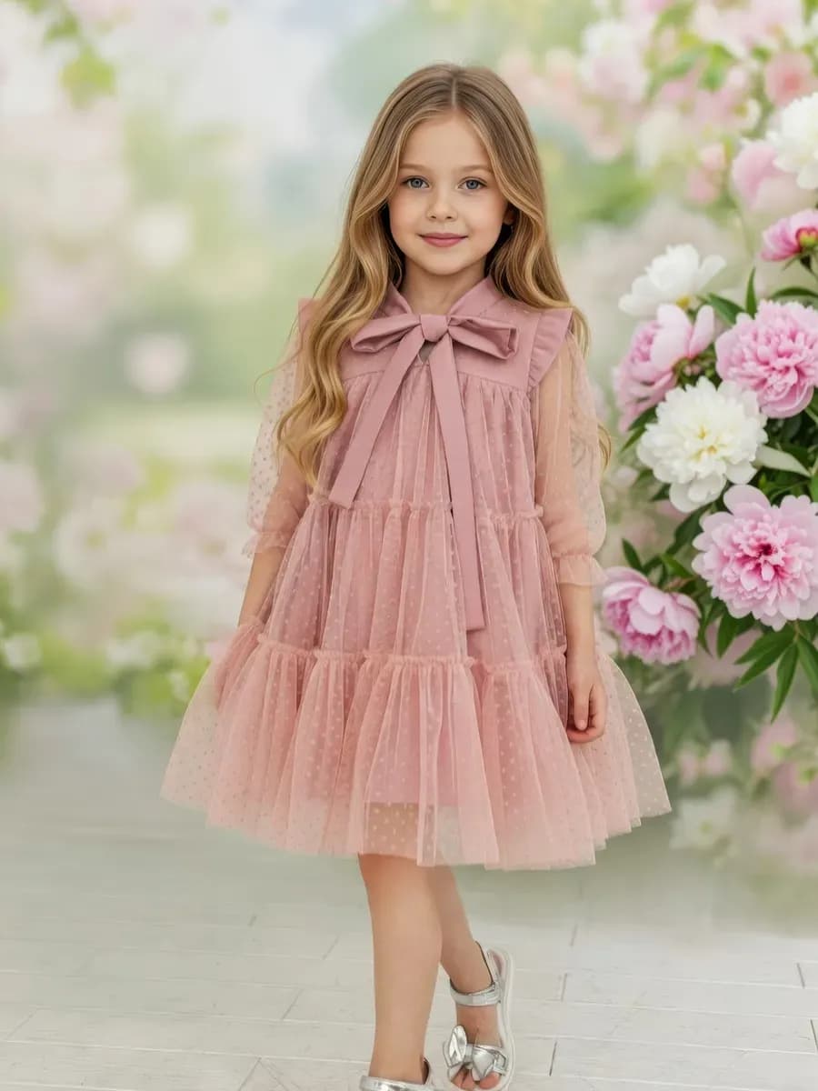 Платье нарядное праздничное на выпускной в садик