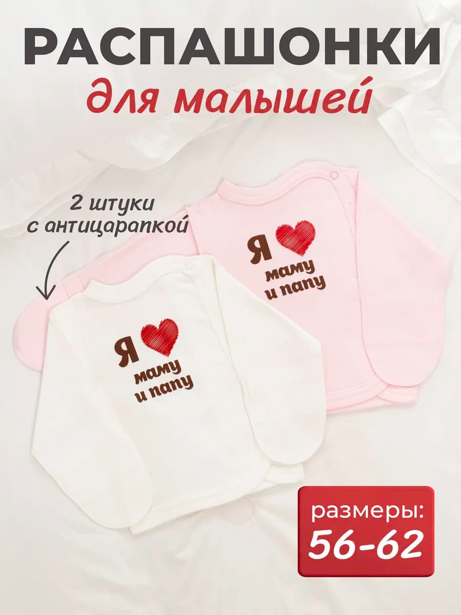 Набор распашонок для новорожденных