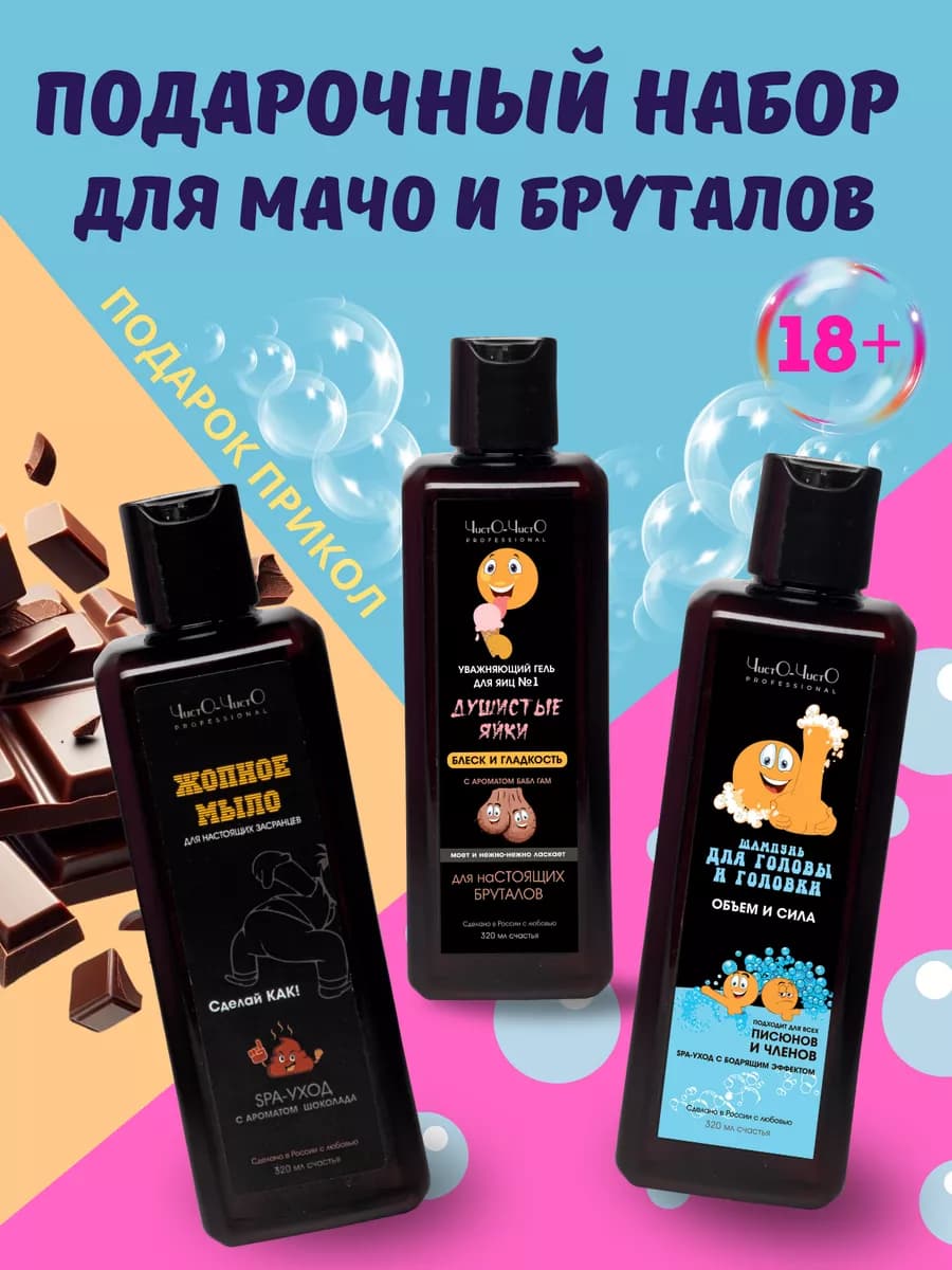 Подарочный набор мужчине для душа