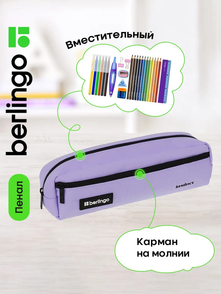 Пенал школьный для подростков, 1 отделение, мягкий