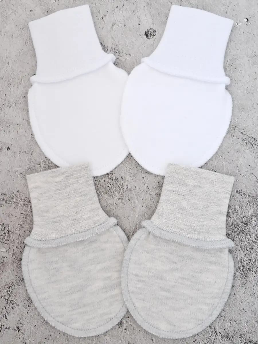 Рукавички-антицарапки для новорожденных - фото 1