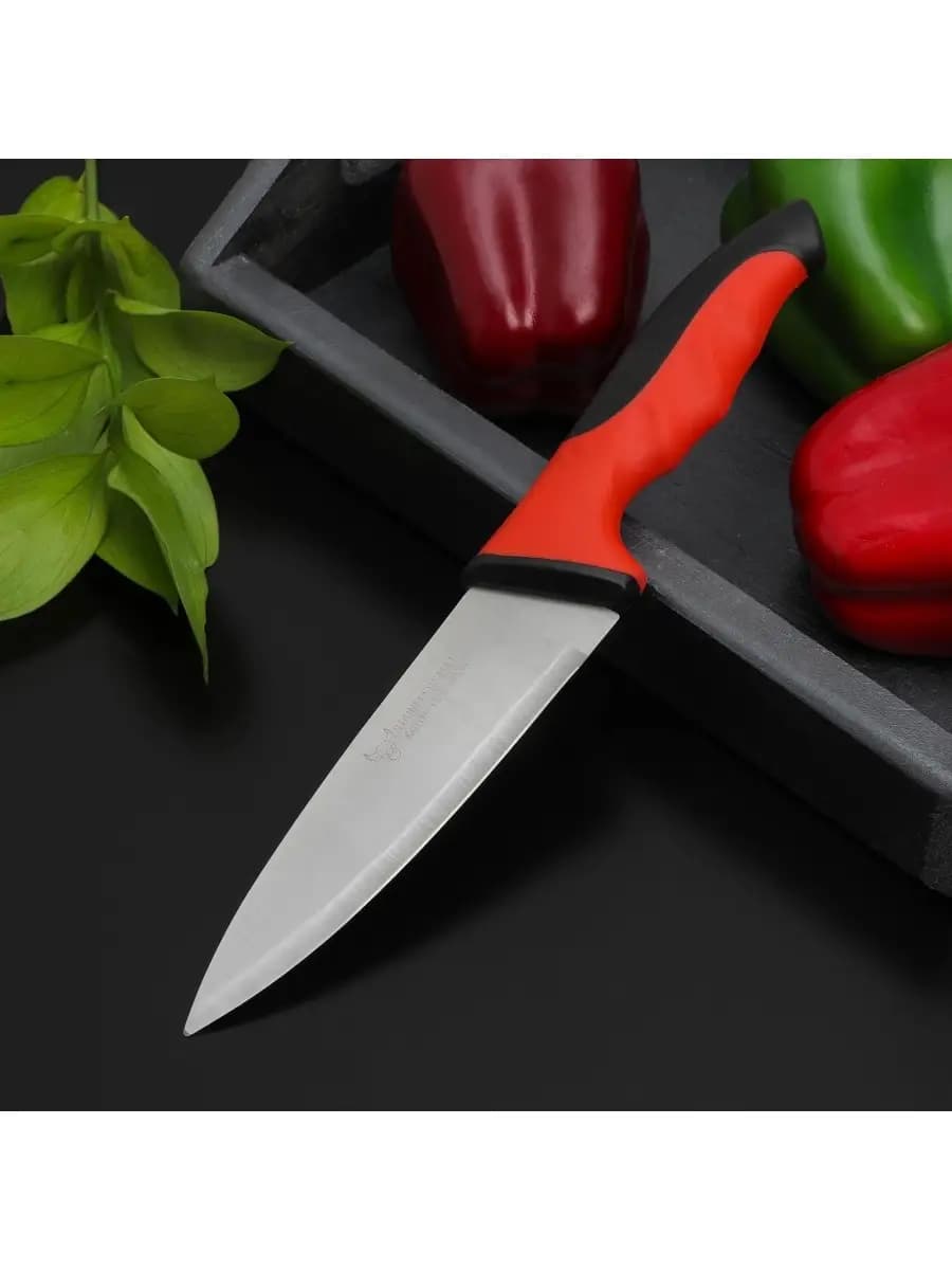 Нож шеф кухонный, лезвие 15 см
