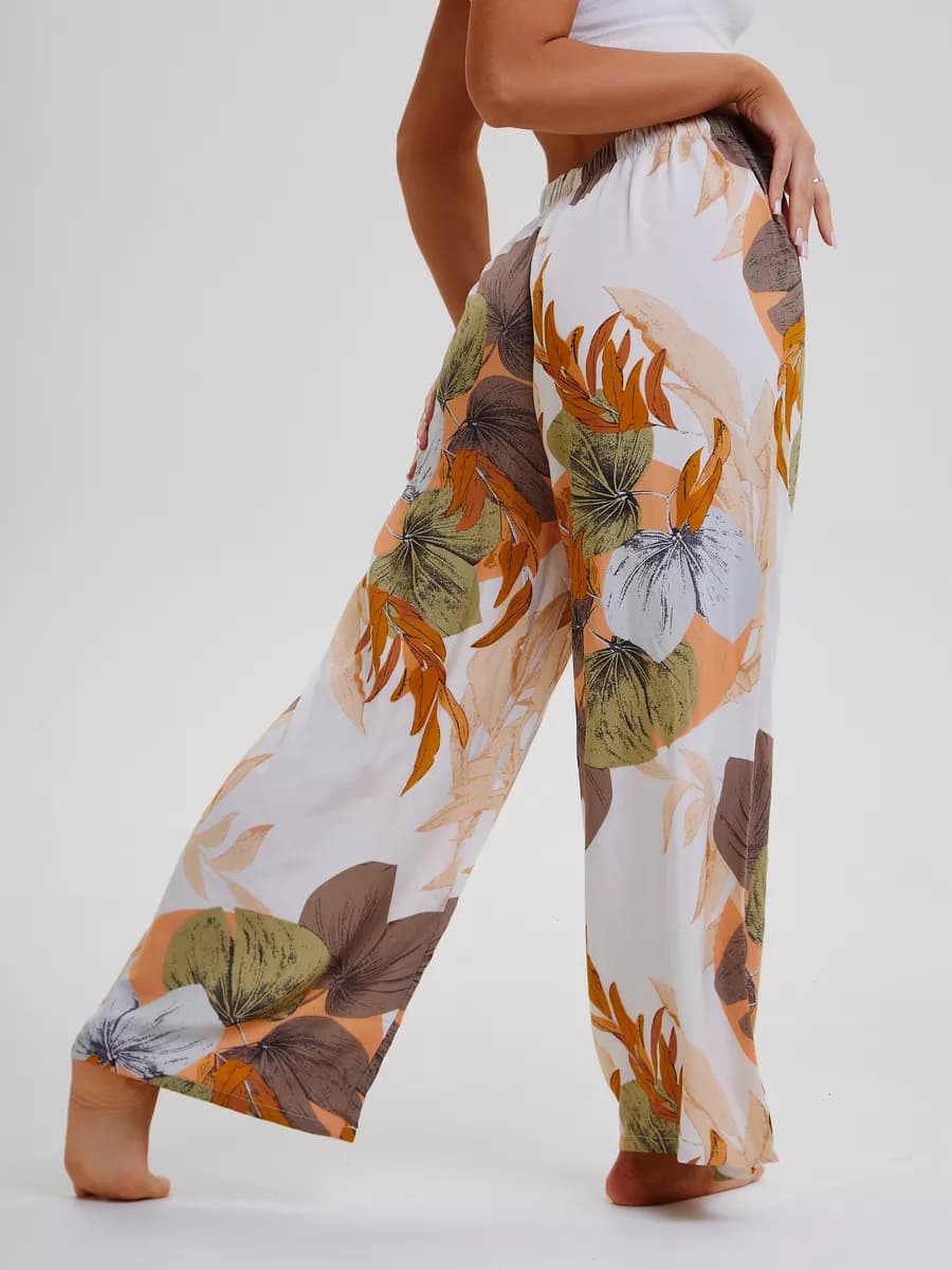 Штаны домашние женские с карманами