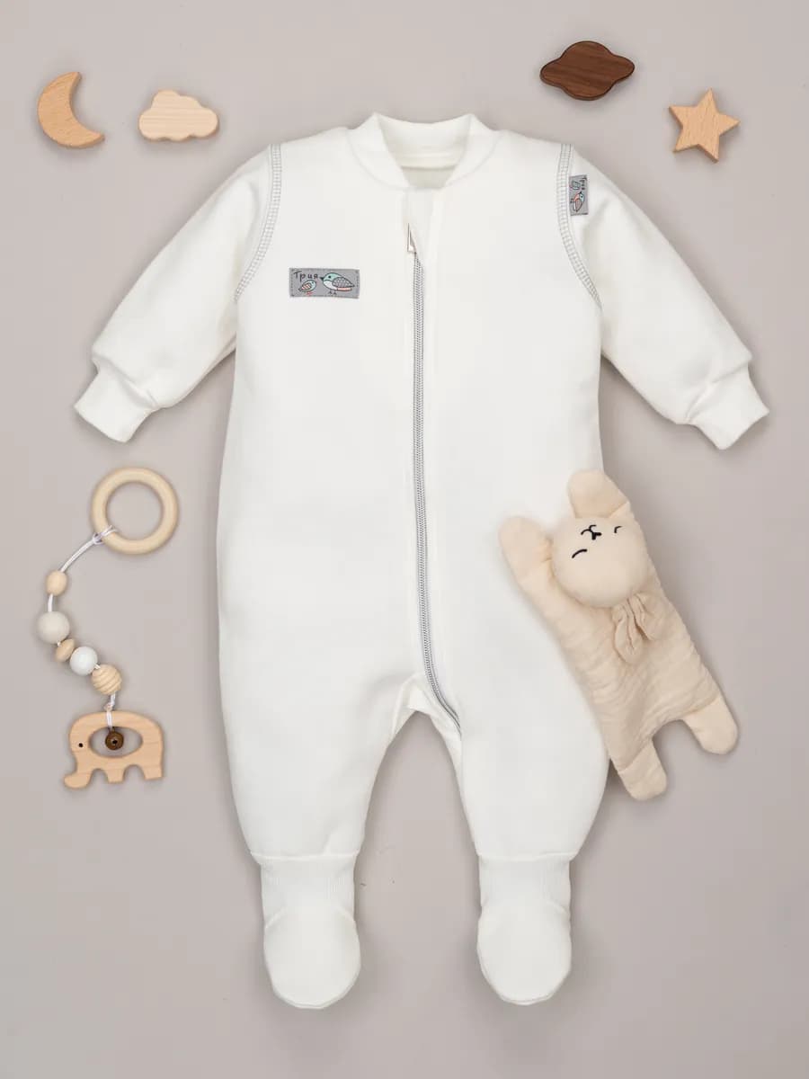 Комбинезон для новорожденных с начесом
