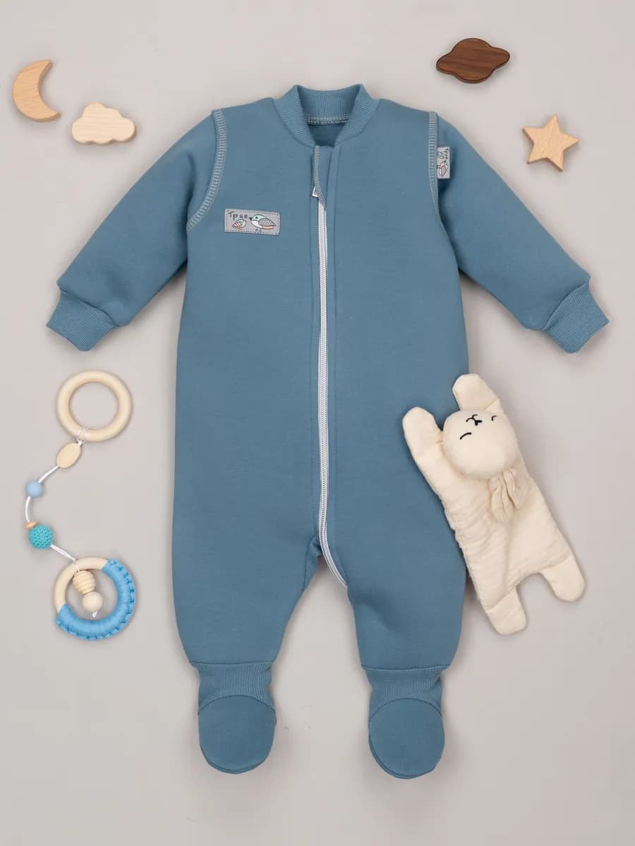 Комбинезон для новорожденных с начесом