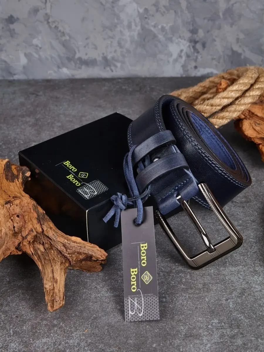 Ремень натуральная кожа в подарок - фото 1