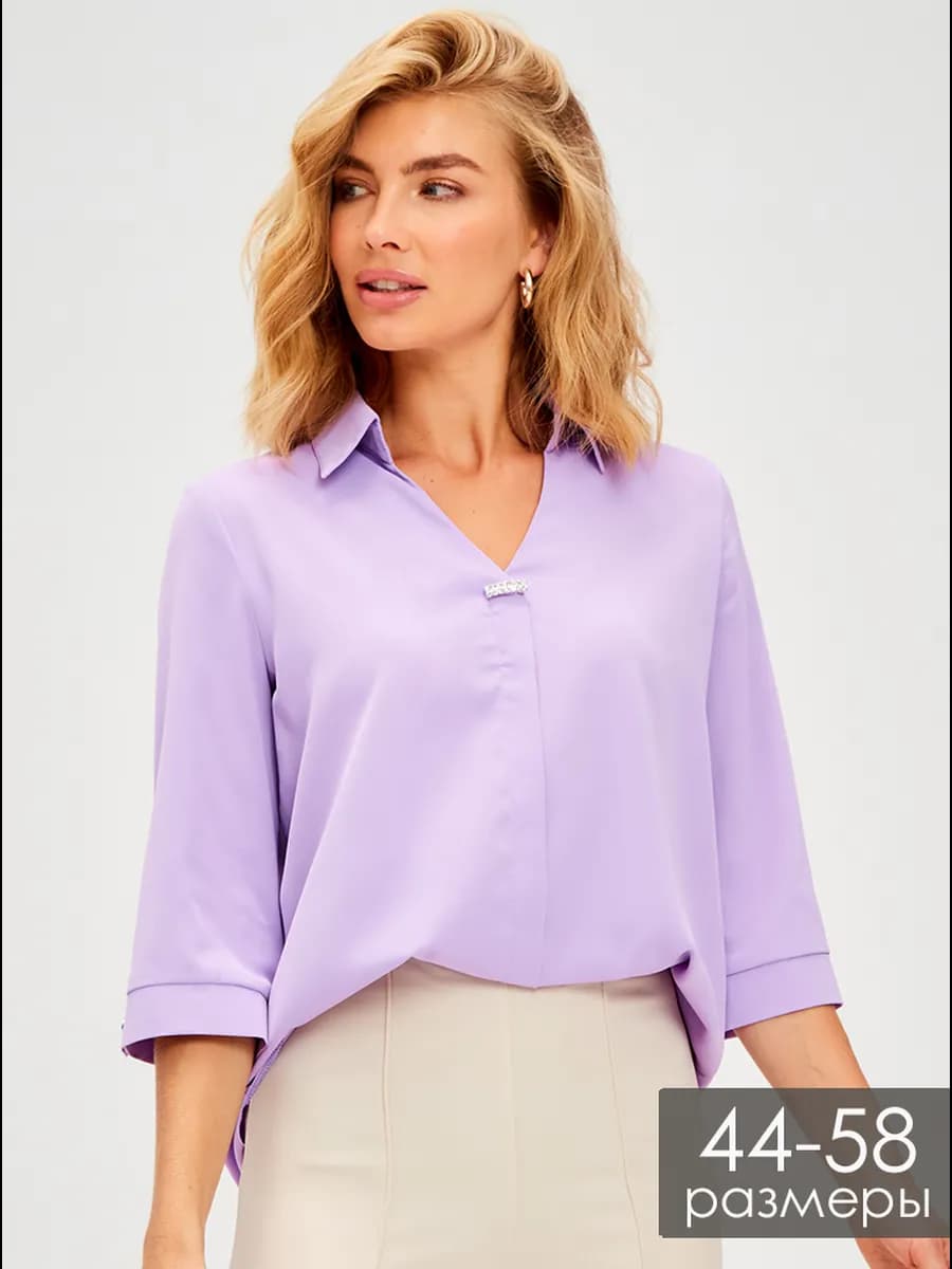 Блузка нарядная офисная больших размеров