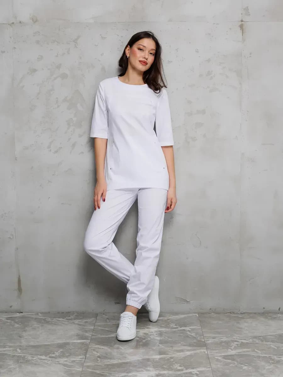 Брюки медицинские стрейч на резинке