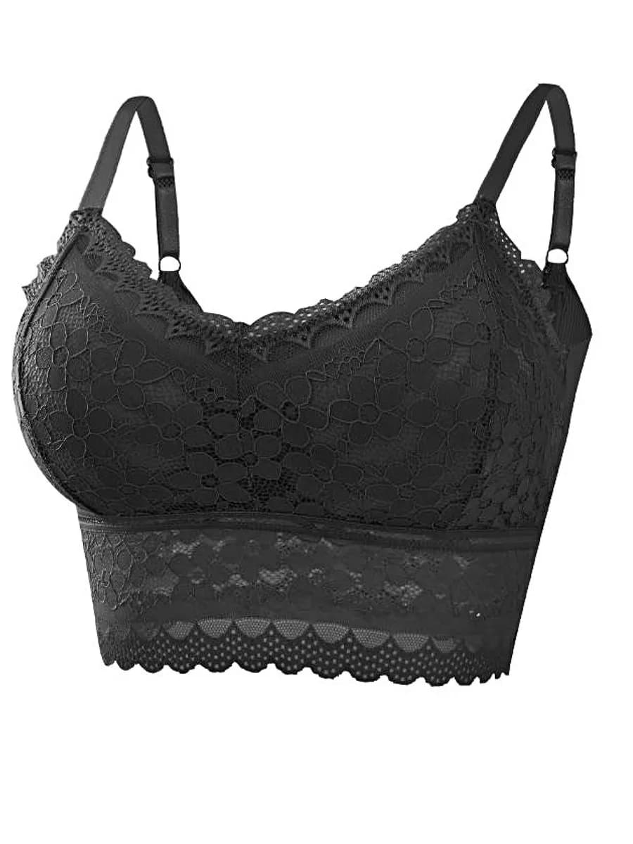 Кроп топ кружевной вечерний белье с пушапом и чашками
