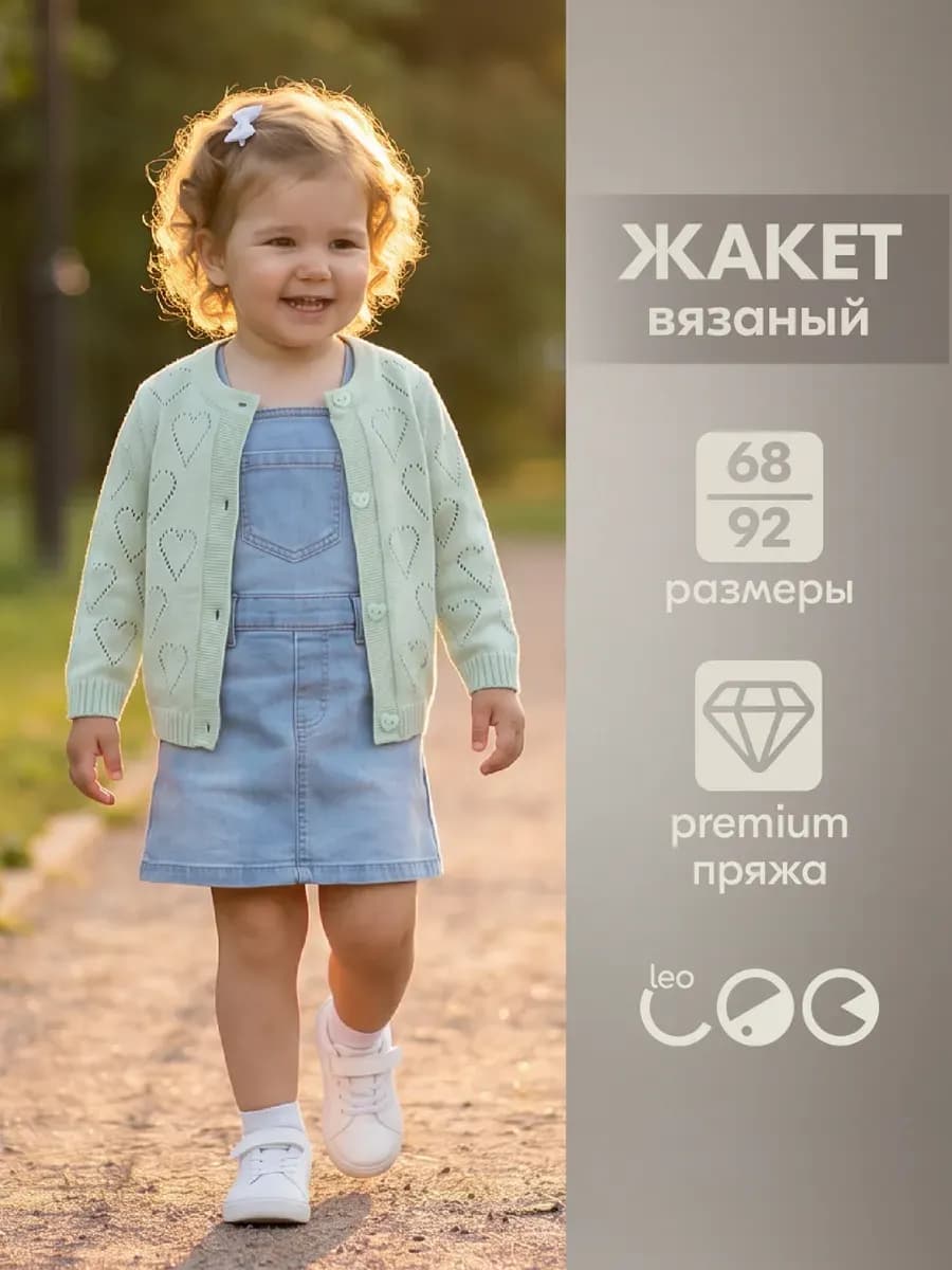 Кардиган вязаный на пуговицах