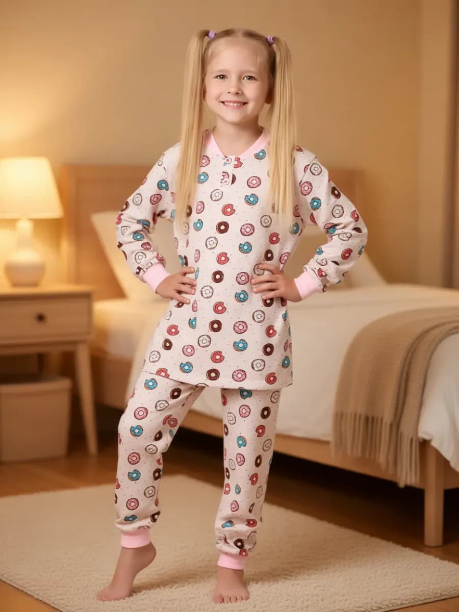 Пижама детская, 100% хлопок - фото 1