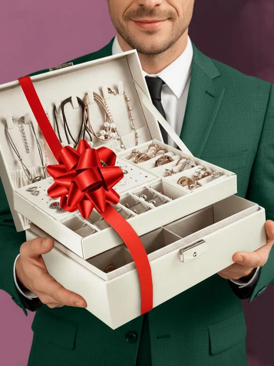 Шкатулка для украшений большая