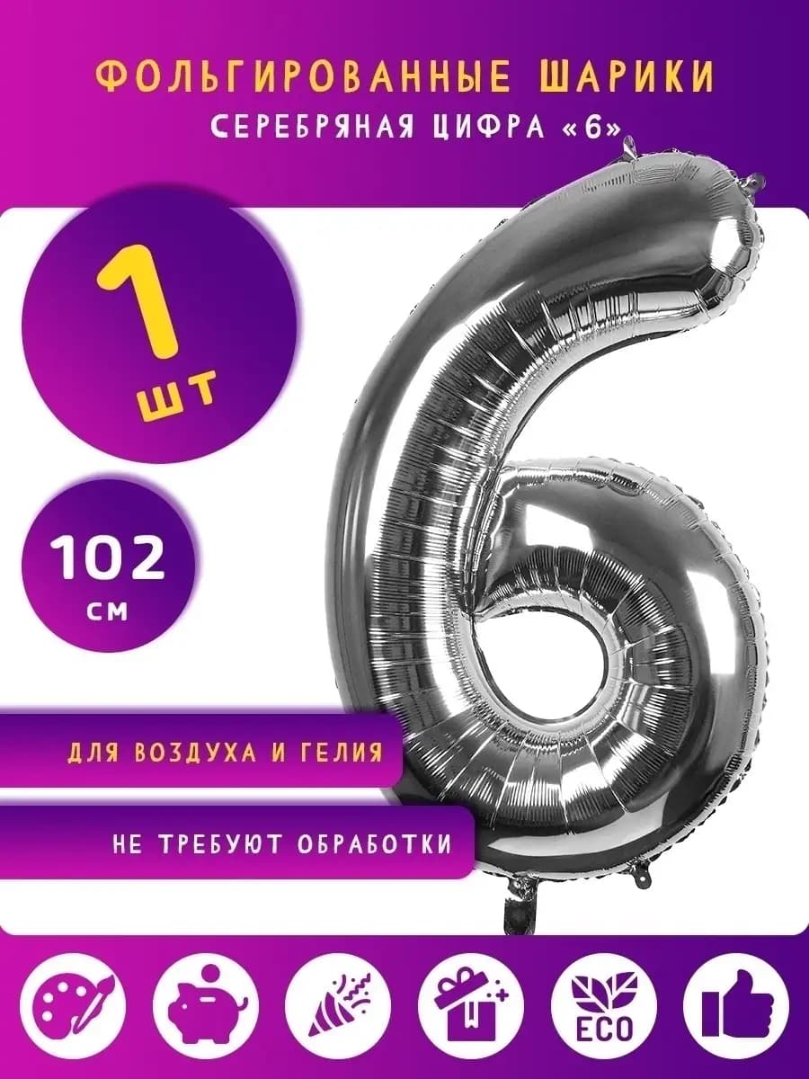 Шары цифры Шaрики воздушные