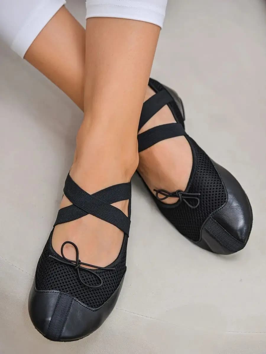 Балетки с сеткой для танцев