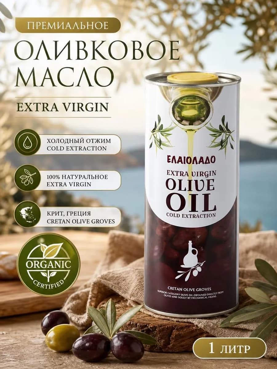 Оливковое масло холодного отжима
