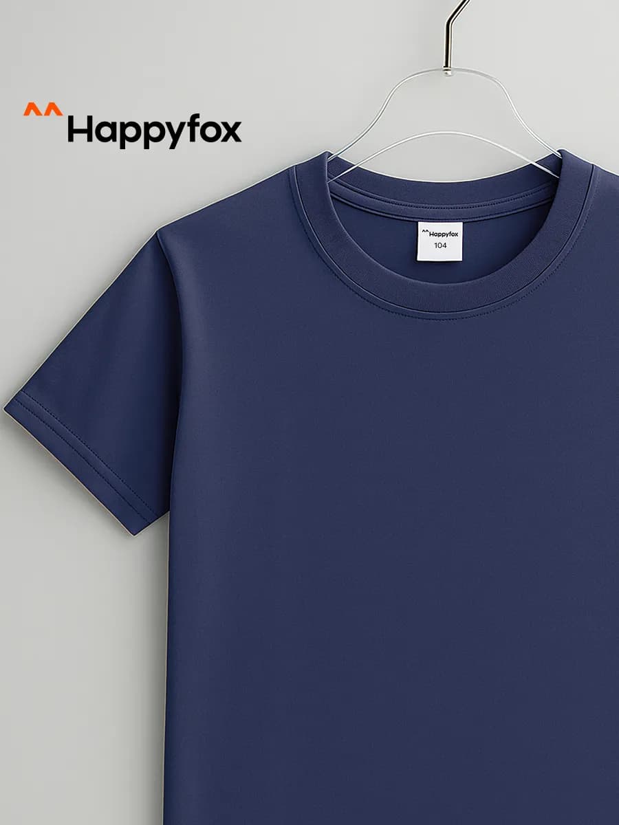 Футболка базовая детская хлопок школьная