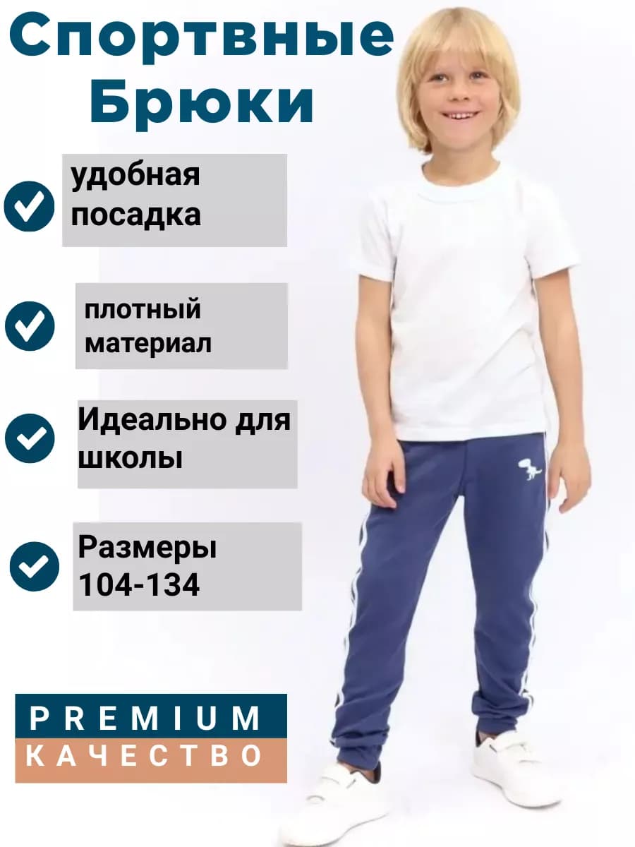 Брюки спортивные для мальчика "Дино"