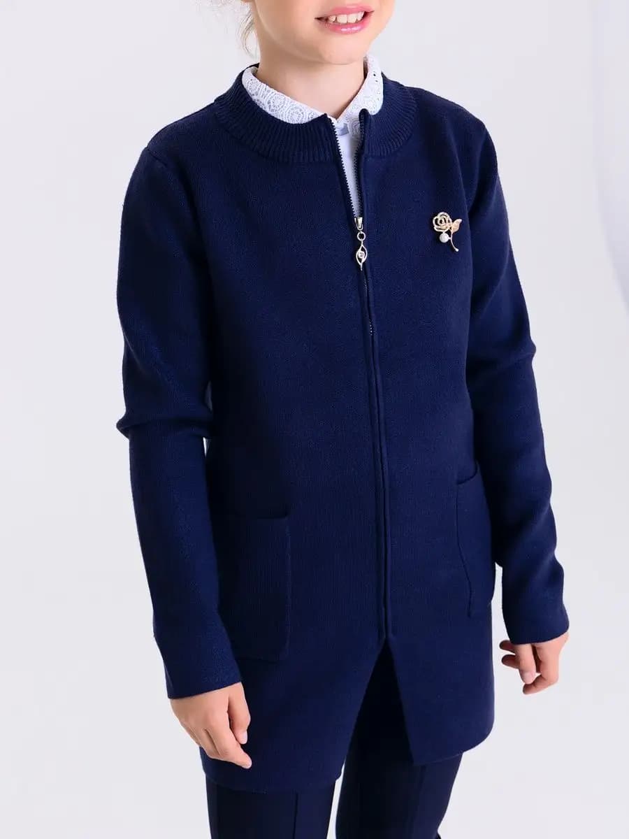 Джемпер для школы на замке