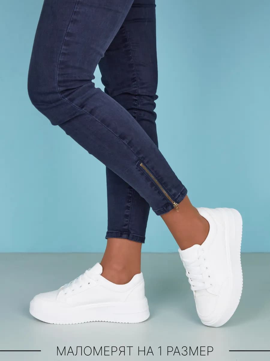 Кеды женские белые летние