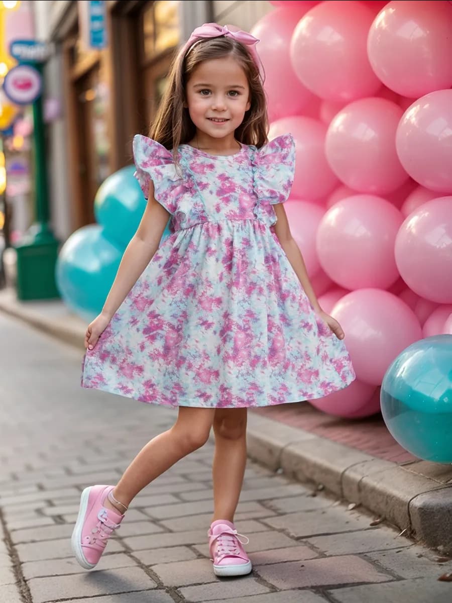 Летнее платье сарафан в садик