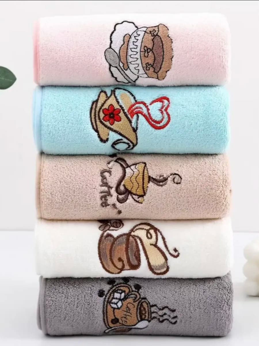 кухонные полотенца из микрофибры, набор 5 шт