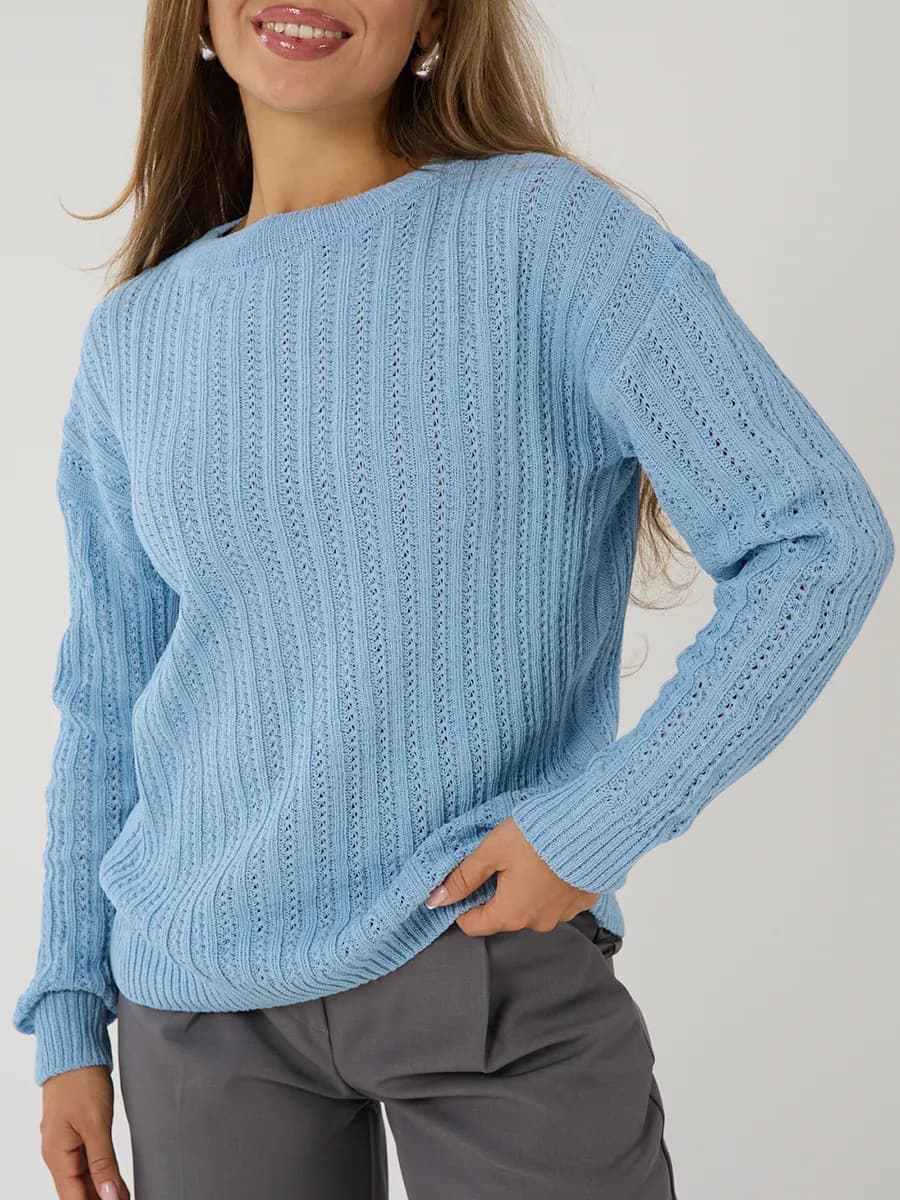 Джемпер трикотажный, кофта теплая вязаная