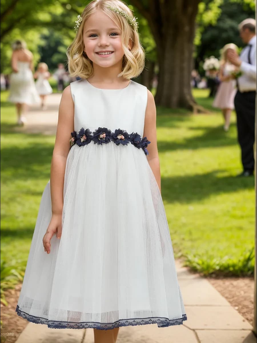 Платье нарядное праздничное на выпускной в садик - фото 1