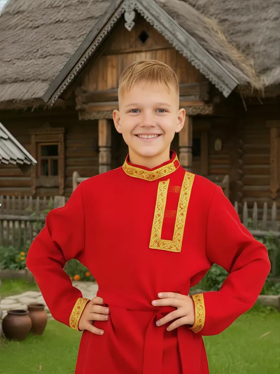 Рубашка косоворотка русская
