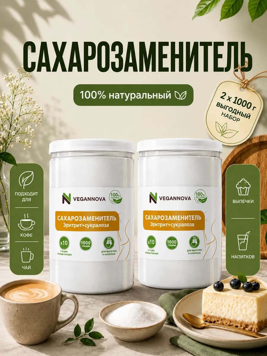 Сахарозаменитель дынный сахар эритрит Эритритол 2кг
