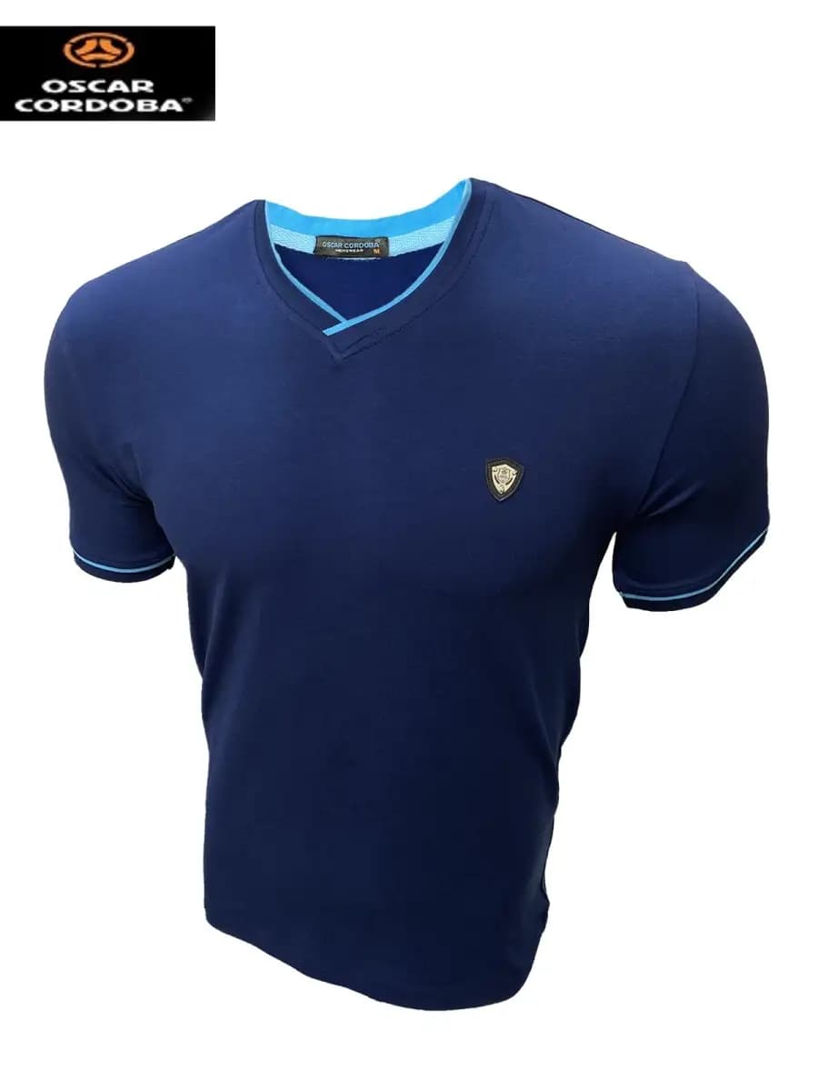 Футболка мужская однотонная - фото 1