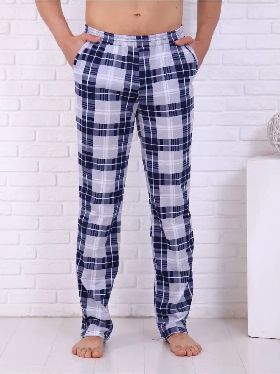 Брюки пижамные домашние - фото 1