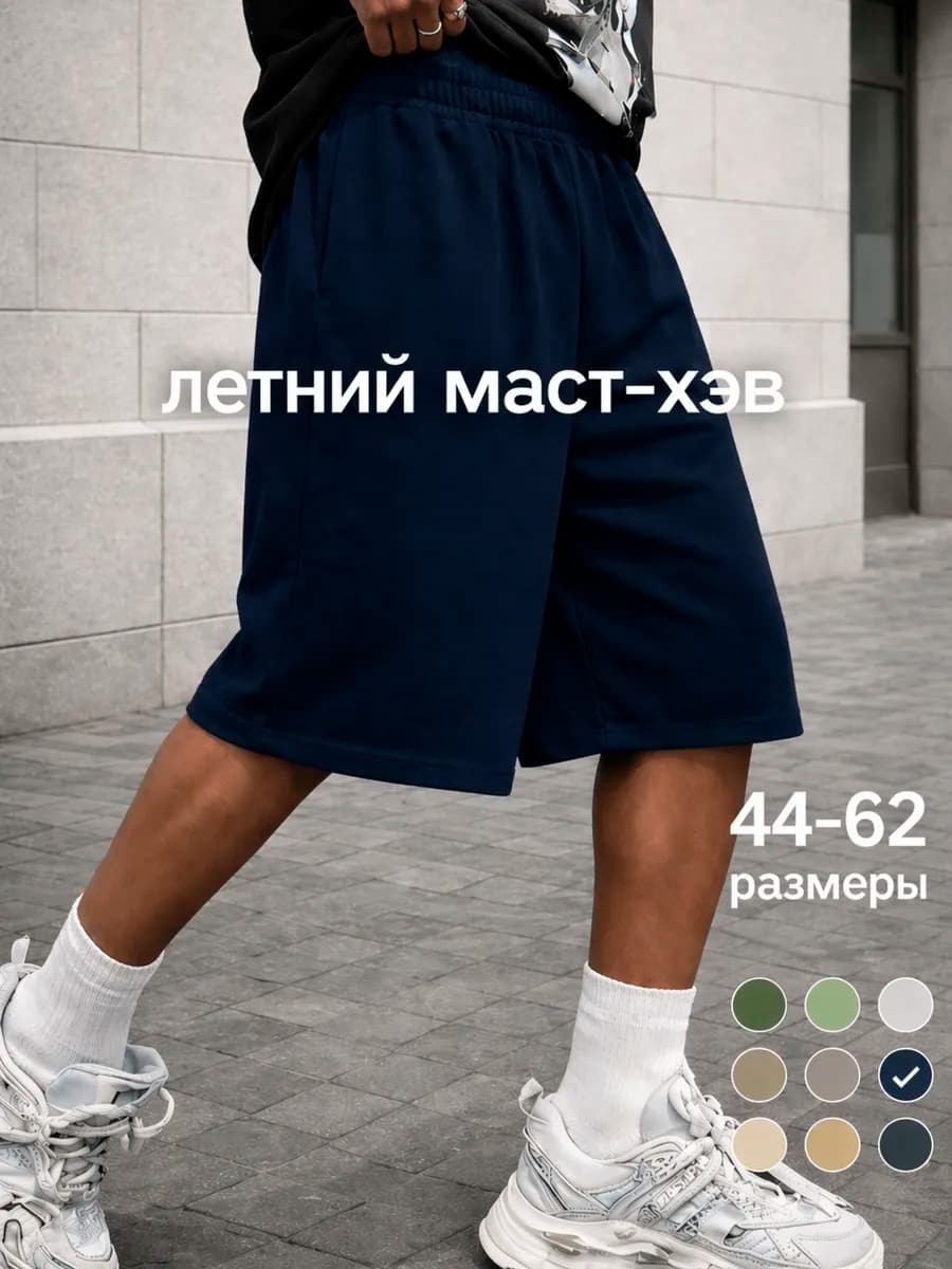 Шорты летние спортивные трикотажные
