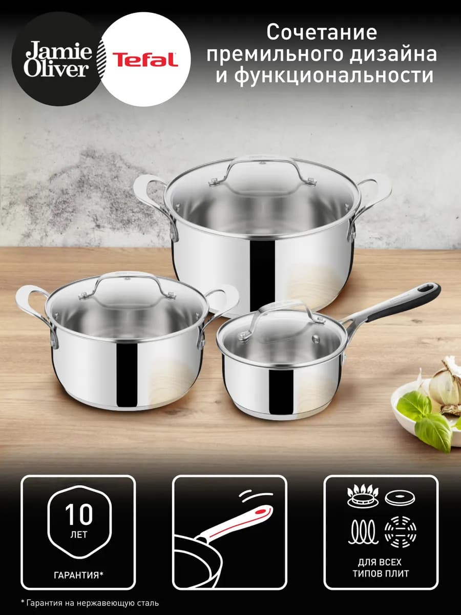Набор посуды JO Kitchen Essentials, 6 предметов