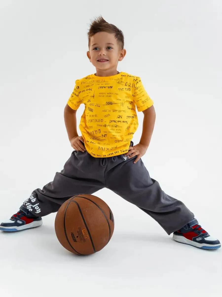 Футболка для мальчика хлопковая с принтом