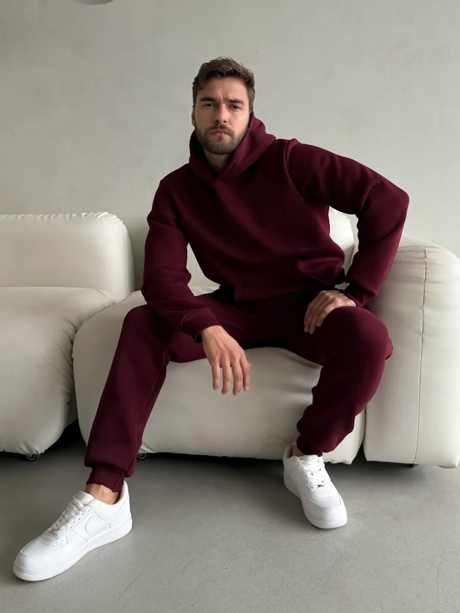 Спортивный костюм теплый с начесом