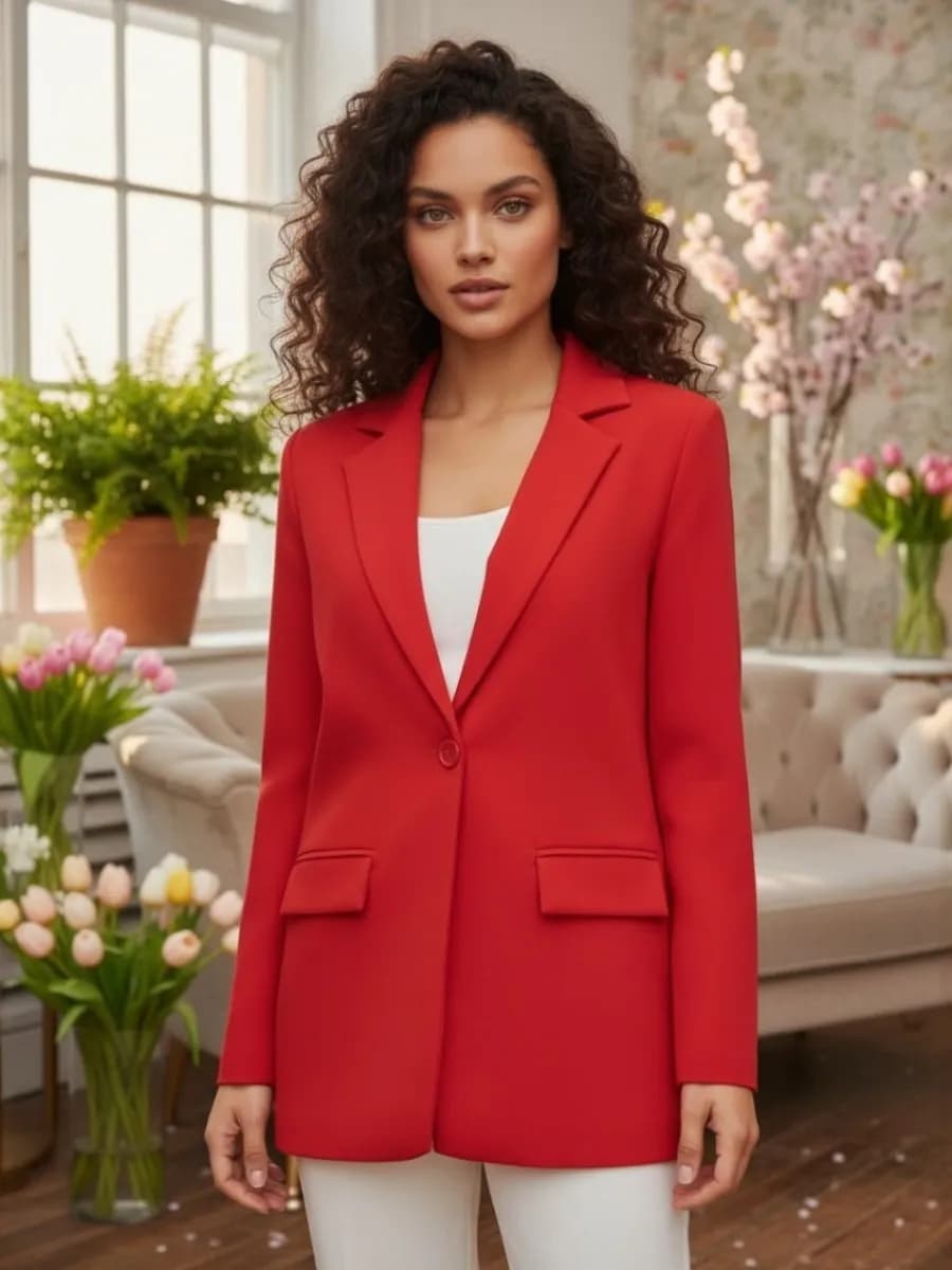 Пиджак оверсайз праздничный и офисный жакет