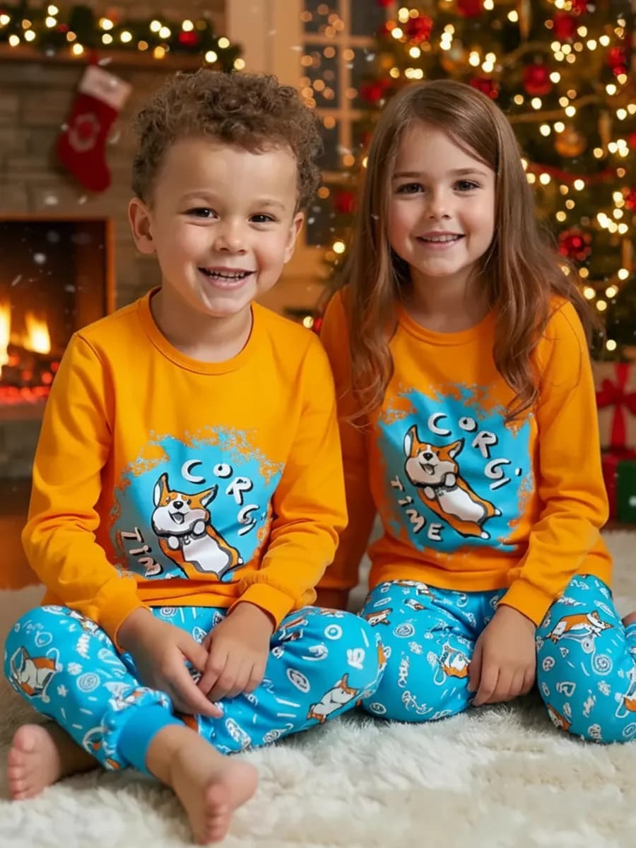 Пижама со штанами для мальчика и девочки