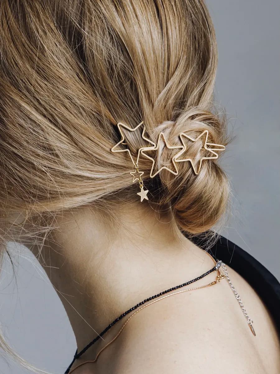 Заколка для волос звездочки