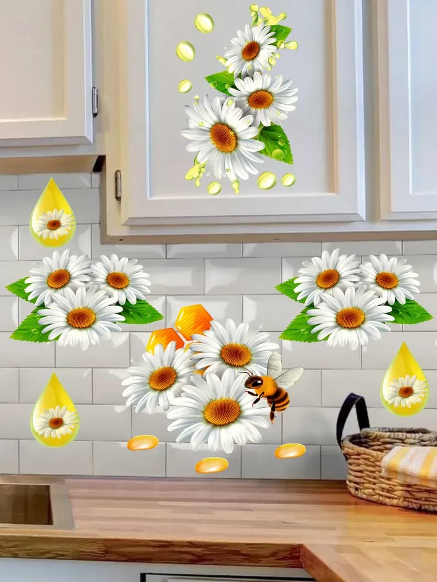 Наклейки интерьерные на стену кухни и декора