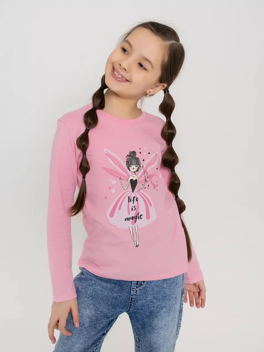 Футболка с длинным рукавом лонгслив хлопок