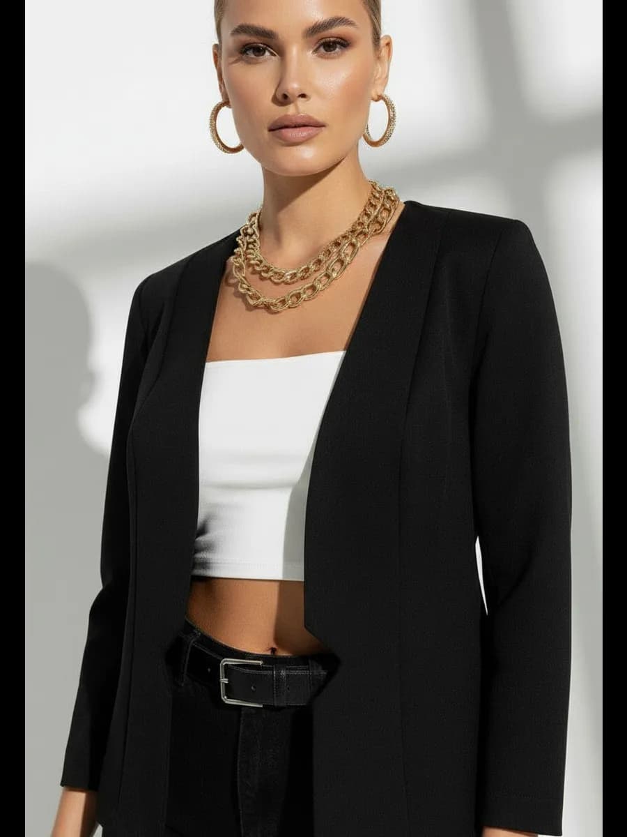 Стильный модный женский жакет