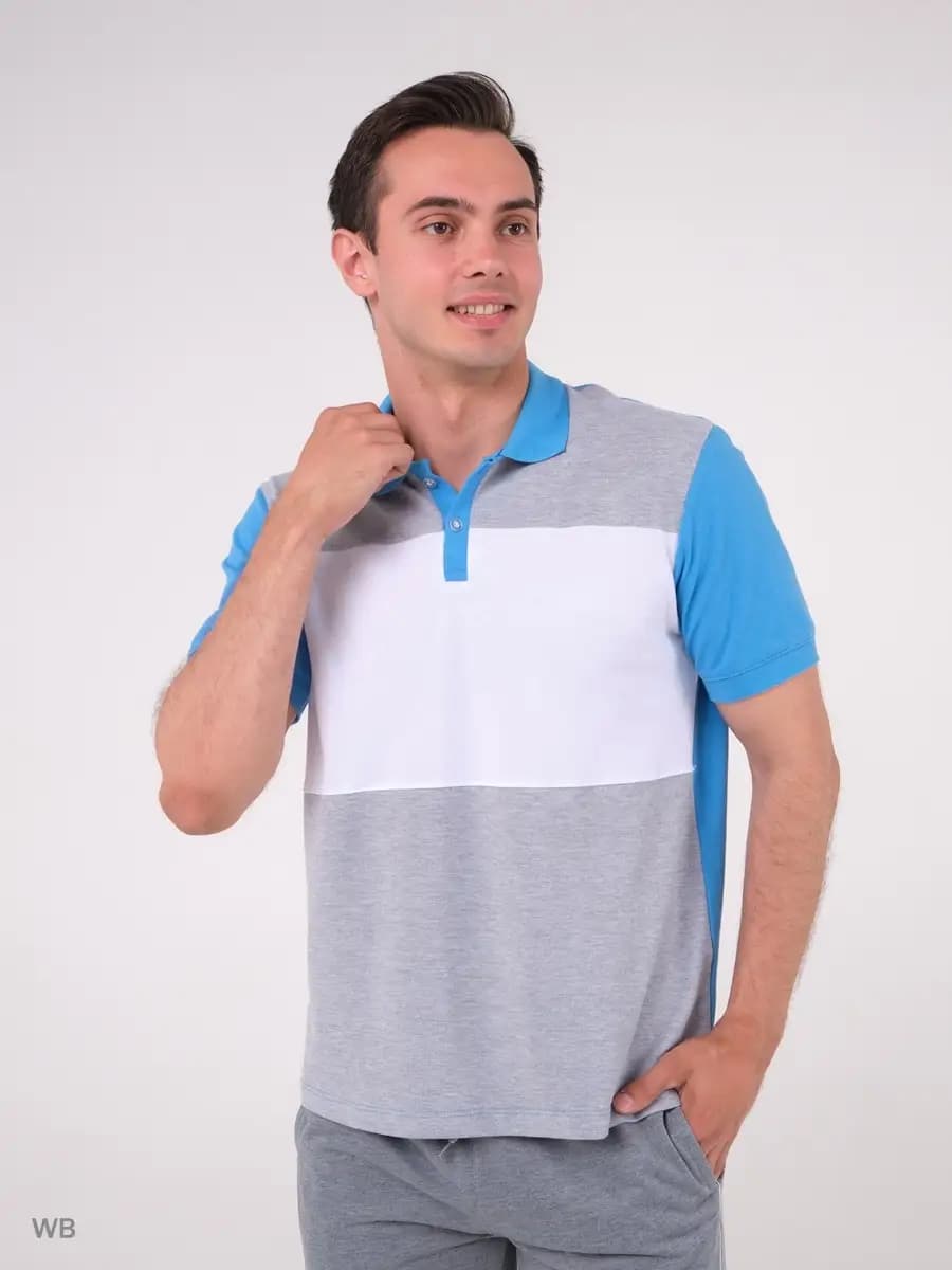 Футболка поло с коротким рукавом