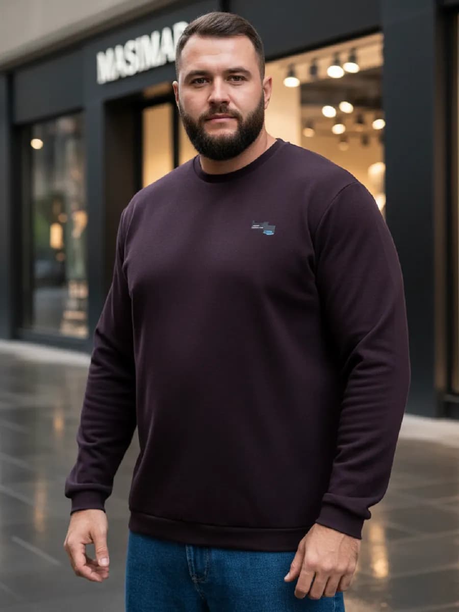 Джемпер тонкий современный большемерит